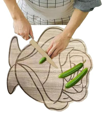 Skärbräda ut, serveringsbräda av – rosenblommönster Charcuterie brödtallrik, serveringsbräda för bröd,