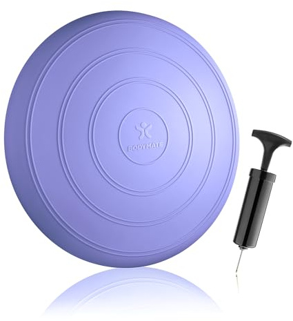 BODYMATE 33cm COMFORT Balance Cushion. Inflatable stability disc/balance board