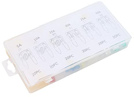 Dioche SUV-kit 120PCS Bilset Universal 5 10 15 20 25 30A för Bilar, Lastbilar, Stadsjeepar, Terränghjulingar och Motorcyklar