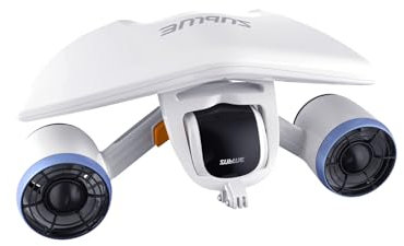 Sublue WhiteShark Mix Unterwasserscooter Dual Motoren, Action Kamera kompatibel, Wassersport Schwimmbad Tauchen für Kinder/Erwachsene (EU Version)
