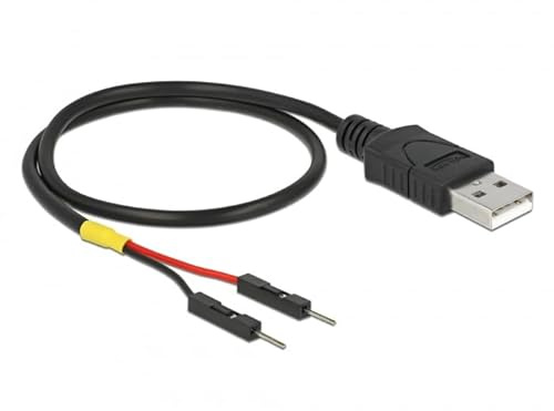 Delock USB Stromkabel Typ-A auf 2 x Pfostenstecker einzeln Strom 30 cm