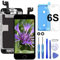 GULEEK Kompatibel mit iPhone 6s Display LCD 4,7 Ersatz Bildschirm Touchscreen Digitizer Display Komplett Ersatz Bildschirm mit Werkzeuge (Schwarz)