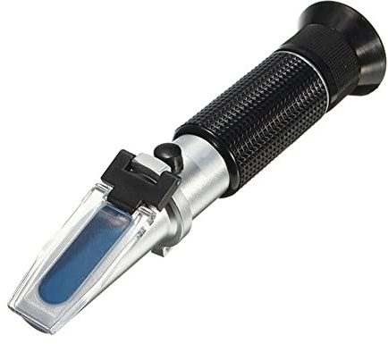 BOWONG Honey Refractometer Beekeeper Tester 3 in 1 58-90% Brix Sugar 38-43% Baume 10-33% Water Portable Bees Hand-held Refractometer