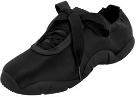 JW PEI Women's Flavia Ballerina Sneakers, Black, 6 UK