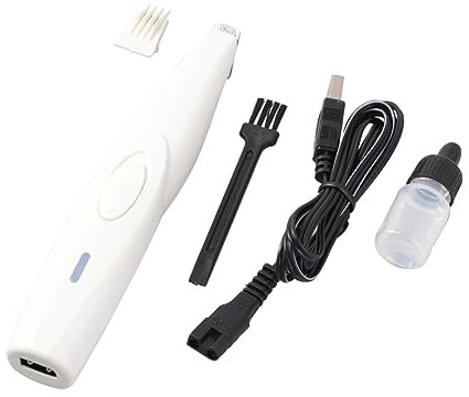 YARNOW Usb-wiederaufladbarer Haustier-pfoten-haar- Für Hunde Und Katzen Haustier-pflege-werkzeug Mini-elektro-haar- Rasier-trimmmaschine Weiß