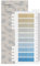 Ordinate 200 Stück Sticky Notes, Transparent Haftnotizen zum Markieren, Haftstreifen, Seitenmarkieren, Ästhetischer Haftnotizzettel, Full Color of Gradient (H-200 Stück Coastal Blue)