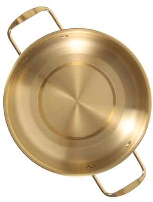 CIYODO Pentola in Acciaio Inossidabile Per Zuppe Facile Da Usare Per Cucinare Ramen Coreano Stufati E Noodles Materiale Resistente All'usura Calore