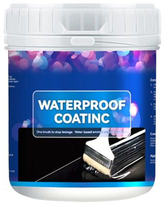 Impermeabile: sigillante d'acqua multisuperficie per tetto, tessuto, calcestruzzo | Barriera spray idrofobica, protezione di perdite di rivestimento liquido trasparente, rell