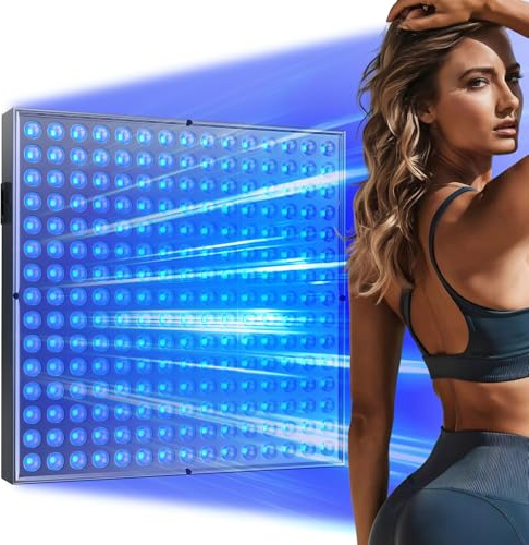 Jitesy Solarium 45 W pour la maison avec 225 pièces 460 Nm, support réglable pliable et crochets de suspension, solarium pour le visage pour la maison pour le corps et le visage