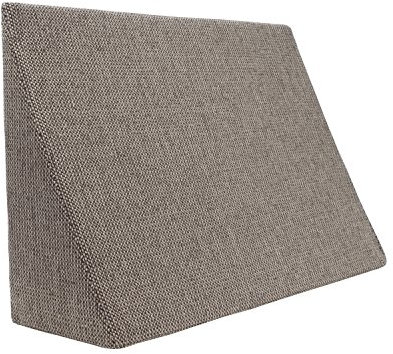 Formalind – Der Fantastische Minikeil 60x40x20cm – Vielseitiges Keilkissen. Lesekissen für Bett & Couch. Komfortable Rückenlehne mit waschbarem Bezug. Formstabiles Reflux Kissen. Braun