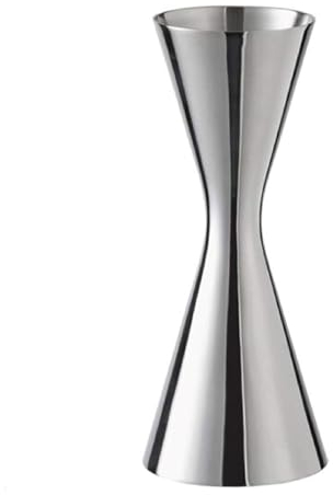 Misurino Cocktail in acciaio INOX doppia tazza di misurazione, per bar, feste, vino, cocktail, bevande, shaker Misurino per Bevande Barista Professionale Misura Tazza (30/60ML Liscio Design)
