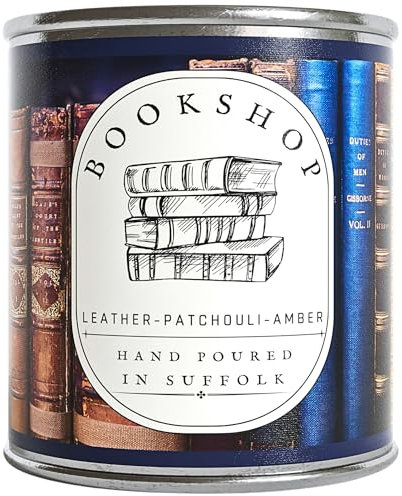 Bookshop Candle & Coffee & Books Candle Pair, Bookish Candles, Book Candles, Author Candle, 70 Hour Burn time, Suffolk Candles, Soy Candle