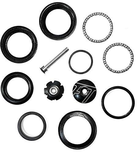 Farbetter 1-1/8 Heavy Duty Headset Top Cap Bearings, 34mm/ 44mm Diameter Threadless Stem Tapered Sealed BMX Bearing Nuts (44mm)