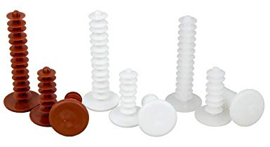 GeZu Impex Abdeckkappe Dübelstopfen 14 x 40 mm Natur Gerüststopfen Verschlussstopfen