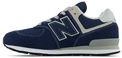 New Balance Jungen 574 Sneaker, Navy Dark, 38.5 EU