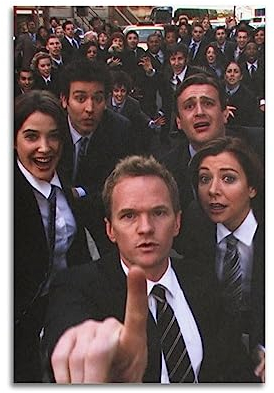 ELedvb How I Met Your Mother Ted Mosby Leinwand-Poster, dekoratives Gemälde, Leinwand, Wandposter und Kunstbild, modernes Familien-Schlafzimmer, Dekoration, Poster, 20 x 30 cm