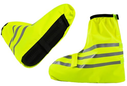 YWYHHM Copriscarpe impermeabile, copriscarpe per bicicletta, impermeabile, riflettente, parapioggia, per bicicletta, per uomo e donna