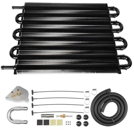 Roxvue Kit de Radiador Universal para Automóvil, Aire Acondicionado, Condensador de 8 con Conector de Transmisión
