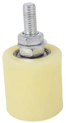 Guida a rullo per cancello scorrevole, guida per cancelli elettrici, supporto per cancelli scorrevoli, ruote con inserto cuscinetto a rullo, 42 x 44 mm