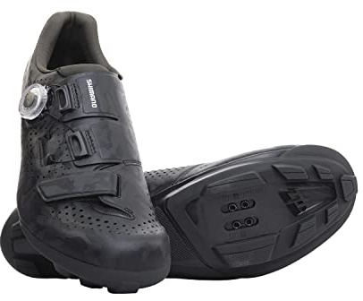 SHIMANO SH-RX600 Men’s Versatile Gravel Cycling Shoe, Black, 11-11.5 (EU 46) Wide