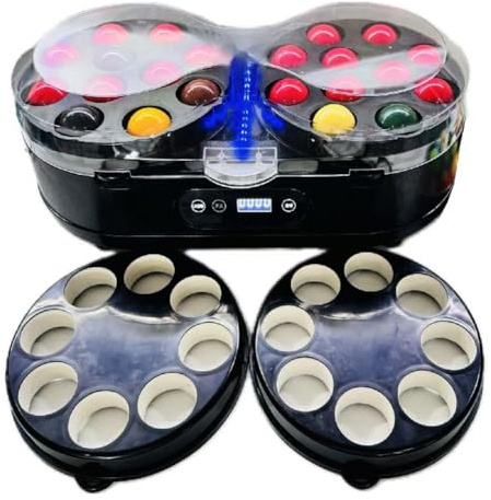 Biljardboll polerare och rengöringsmedel, automatisk pool boll rengöringsmaskin med pekpanel, torkfunktion och ullfilt för 52,5 mm diameter snookerbollar