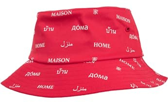 Mister Tee Unisex Maison Bucket HAT Fischerhut, per Pack Rot (Red 00199), One Size (Herstellergröße: One Size)
