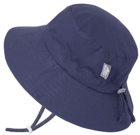 JAN & JUL Cotton Bucket Sun Hat for Boys Girls, 50+ UPF