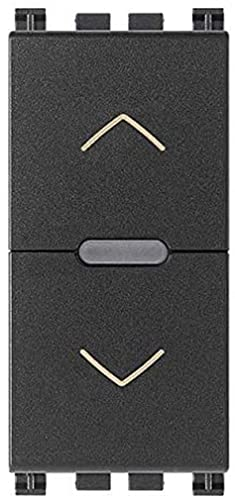 Vimar 19594 Arké Comando connesso VIEW Wireless con uscita a relè, per tapparella con lamelle orientabili, controllo da remoto, doppia tecnologia Bluetooth 5.0 e Zigbee 3.0