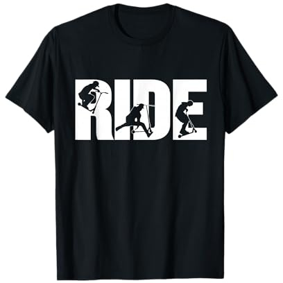 Cool Scooter Cadeau Trottinette Ride Graphique T-Shirt