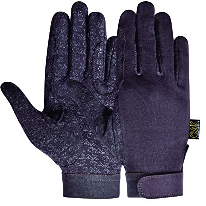 AK Cotton Grip Horse Riding Gloves – Lightweight Equestrian Riding Gloves with Rein Grip for Women, Men & Kids – Breathable Comfort for Horse Riding & Stable Wear AKRS-8485
