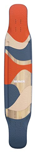 Deck Switch Longboard Beaver Flex 1 Dancing Freestyle 122 cm 360° PU sidewalls 3D Graphic Kicktails Grab Rails