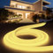 YOODI Neon LED Strip Warmweiss 5m, Led Lichtband für Außenbereich IP65 Wasserdicht, Schneidbare Rundes Rohr Flexibel Outdoor LED Streifen 230V für Haus, Zimmer, Garten, Party, Inklusive Netzteil