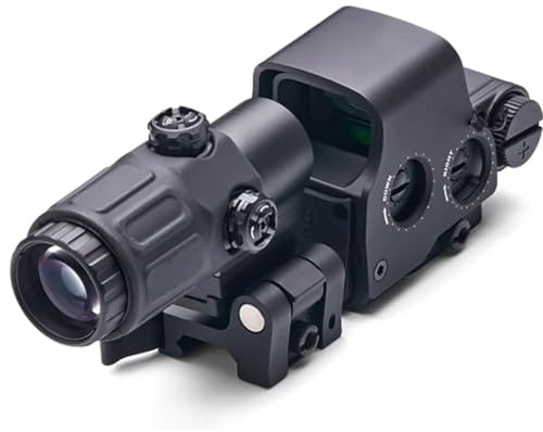 558 G33 Sight Combo 558+3X Green/Red Dot Holographic Sight Scope 3X Magnifying Glass with Quick Release for 20mm Rail Mount