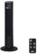 Ventilador de torre elegante en color negro, potente con 60W. Incluye mando a distancia para mayor comodidad. Dimensiones: 28x78,3 cm. Ideal para refrescar cualquier espacio.