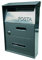 Kippen 10004hs Briefkasten, Silber, 320 x 220 x 100 mm