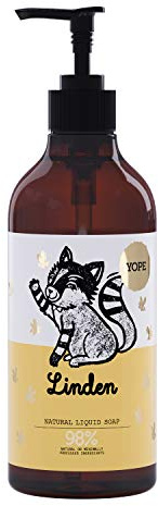 YOPE Liquid Hand Wash | Extracts Calendula | Extracts Chamomile | Extracts Allantoin | Provitamin B5 | Moisturising | Soothing | Vegan | Cruelty Free | Linden 500ml