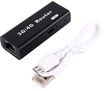 Jectse Mini WiFi Wireless Router, Portable 3G/4G Travel WiFi Hotspot 150Mbps, RJ45 USB Wireless Router, Rj45 for WAN or LAN