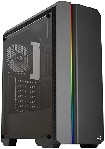 AeroCool Genesis ARGB V1 Midi-Tower, Acrylglas, Schwarz