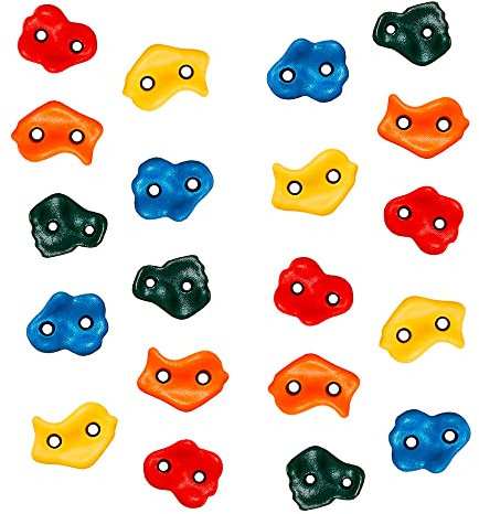Kangui 20 Pierres à Grimper d'escalade pour Structures de Jeux - Fixations Non inclues