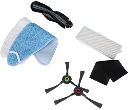Set di Accessori per Spazzatrice Spazzola Rotante per Schermo Filtro per Mop Lavabile K650 per per K650 Spazzatrice Mop Usa e Getta Spazzola per Uso Domestico Spazzatrici