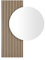 Schildmeyer Loft Spiegel 701937, Akustikpaneel Optik, 79,5 x 3 x 109 cm