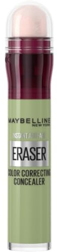 Maybelline New York Instant Eraser Corrector Facial, Verde, 26 ml