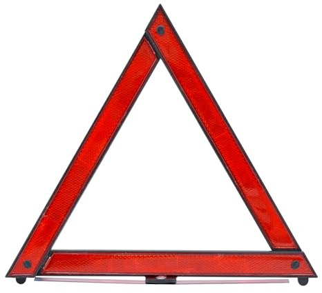 FORYNXHWIN Warndreieck Kfz, Grad Reflektierend Warndreieck, Zusammenklappbares Auto Warnstativ, Notfall Pannendreieck, Notfalldreieck Warndreieck Auto, Rot, Für Unfall & Pannen