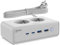 VOOMY Mehrfachsteckdose mit USB (20W), Steckdosenwürfel 4000W, Steckdosenleiste Überspannungsschutz, Mit 2 USB-C und 2 USB, 2m Verlängerungskabel