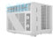 Comfort Zone - Aire acondicionado para cámara de ventana, 5000 BTU, 7 ajustes de temperatura, 2 modos de ventilador, refrigeración hasta 150 m². Ft., filtro lavable, blanco