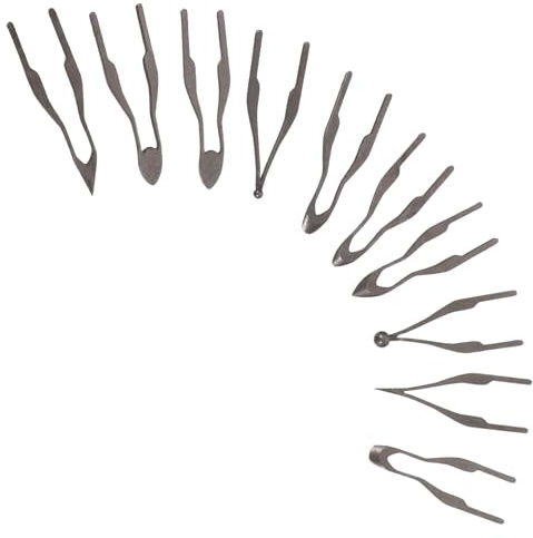 WRITWAA 10 Piezas herramienta para quemar madera consejos sobre herramientas de pirograbado puntas de soldadura consejos de pirograbado Dark Grey