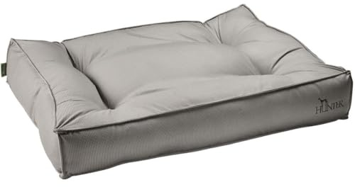 HUNTER LANCASTER Hunde-Steppbett, Hundebett, 80 x 60 cm, grau
