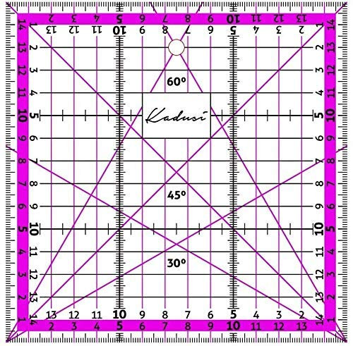 Reglas rosa Patchwork - Kadusi (15x15 cm)