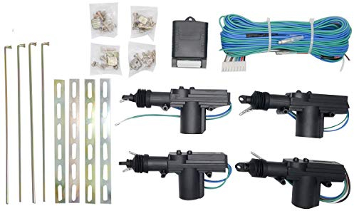 Baceyong Kit di Chiusura Centralizzata per Auto Attuatore a 4 Porte Sistema di Accesso Senza Chiave con Serratura Automatica
