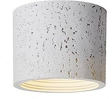 IOEDHW Faretto da incasso vintage in cemento Faretti antiriflesso a soffitto Faretti a cilindro Accento a soffitto Illuminazione verso il basso Vetrina Contatore del vino Luce in superficie Illuminazi